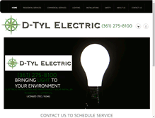 Tablet Screenshot of dtylelectric.com